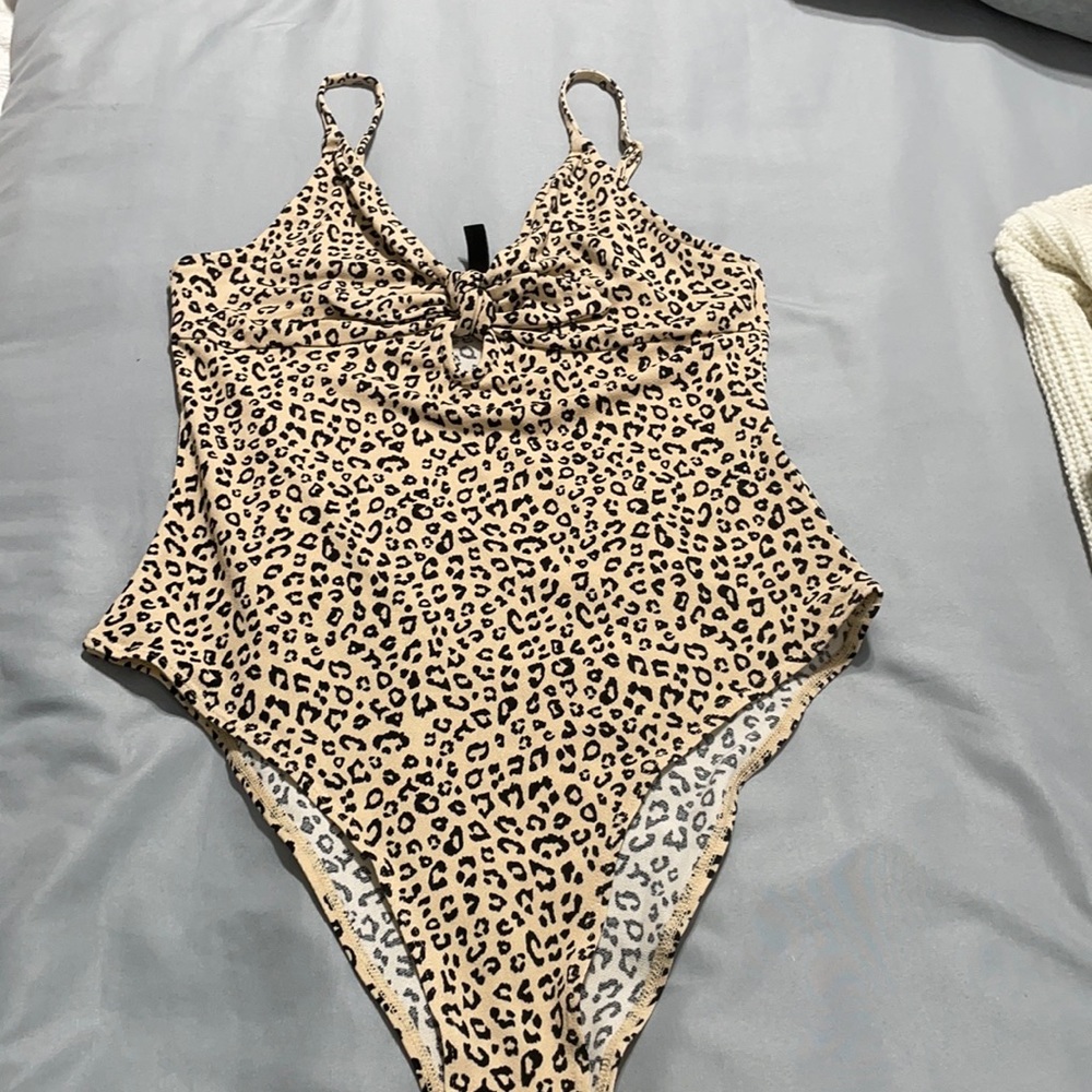 Cheetah print body suit